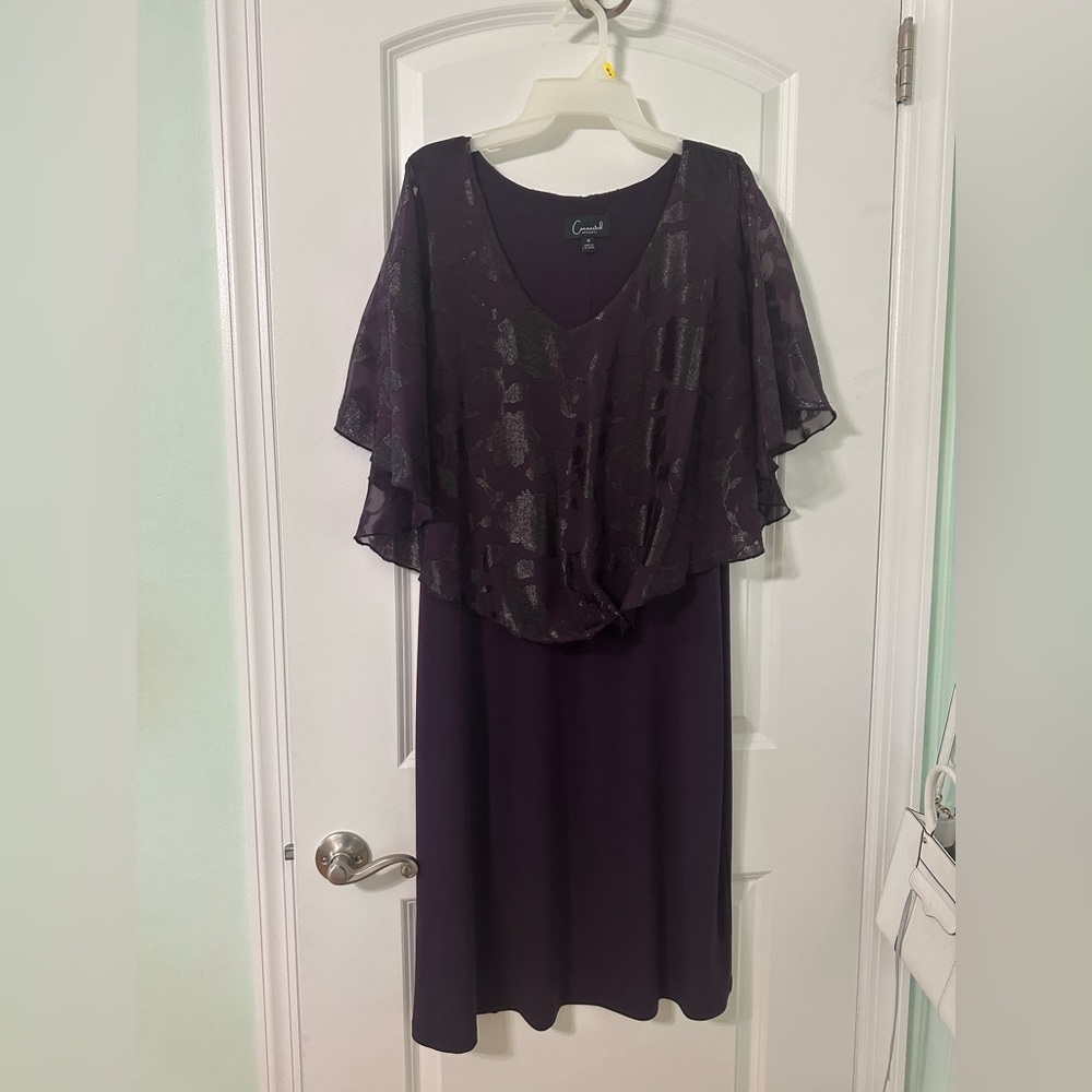 Connected Apparel Deep Purple Maxi Dress
